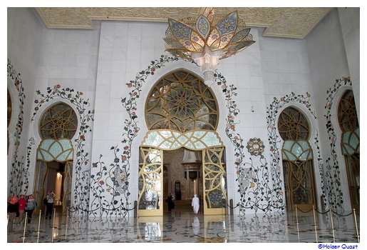Vrhalle der Sheikh Zayed Moschee Vrhalle der Sheikh Zayed Moschee