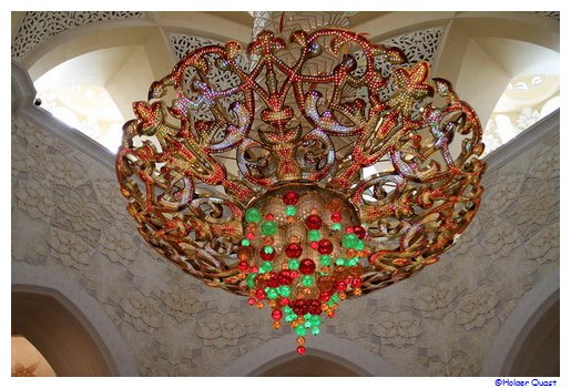 Kronleuchter der Sheikh Zayed Moschee Kronleuchter der Sheikh Zayed Moschee