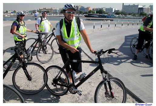 AIDA Biketour, AIDA Fahrradtour Dubai, Fisch Souk, Gold Souk, Textil Souk,  Bastakiya, Dubai Creek