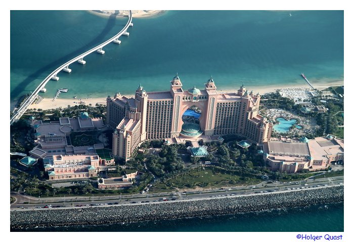 Hotel Atlantis The Palm aus der Luft