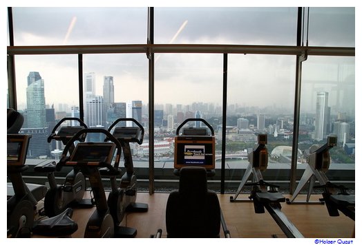 Fitness Center im Marina Bay Sands Hotel- Singapur