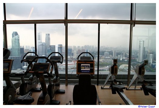 Fitness Center im Marina Bay Sands Hotel- Singapur