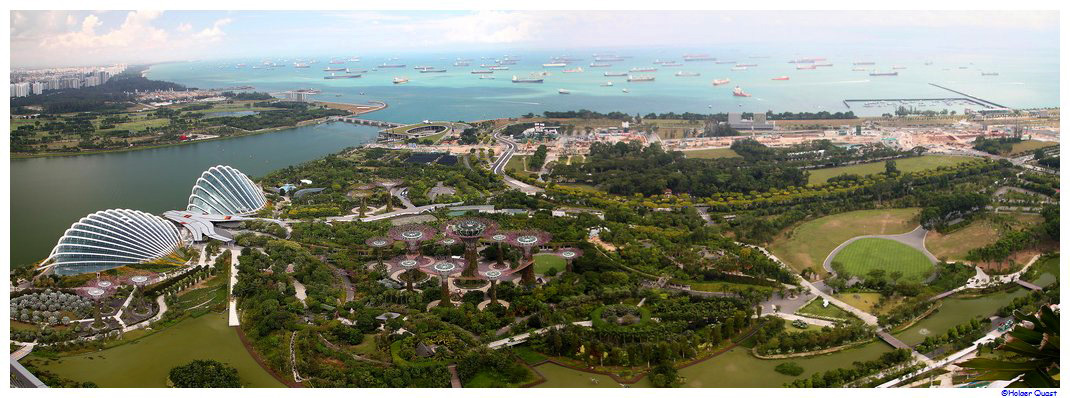 Gardens by the Bay Singapur vom Marina Bay Sands Hotel Gardens by the Bay Singapur vom Marina Bay Sands Hotel