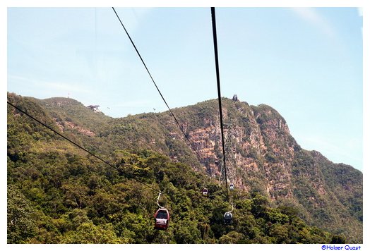 Seilbahn zur Skybridge auf Langkawi