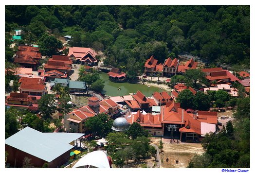Blick zurück auf das Oriental Village - Langkawi Blick zurück auf das Oriental Village - Langkawi