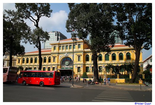 Postamt in Saigon am Platz der Pariser Kommune Postamt in Saigon am Platz der Pariser Kommune