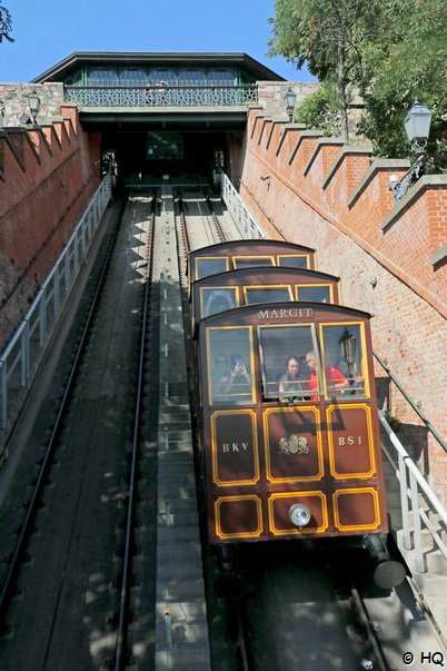 Standseilbahn in Budapest