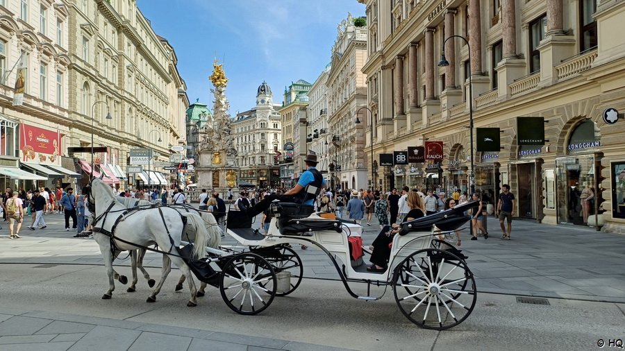 Der Graben, die exklusive Shoppingmeile in Wien