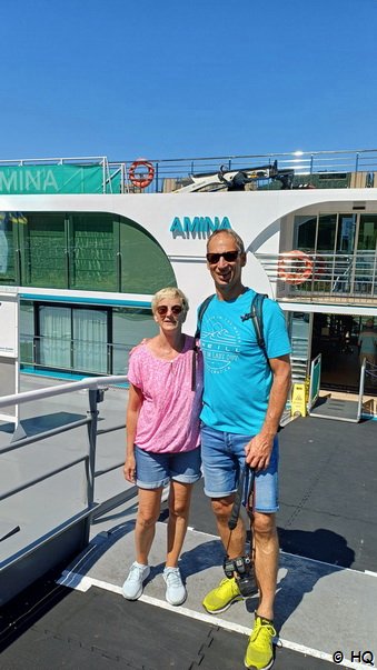 Zur�ck an der MS Amina