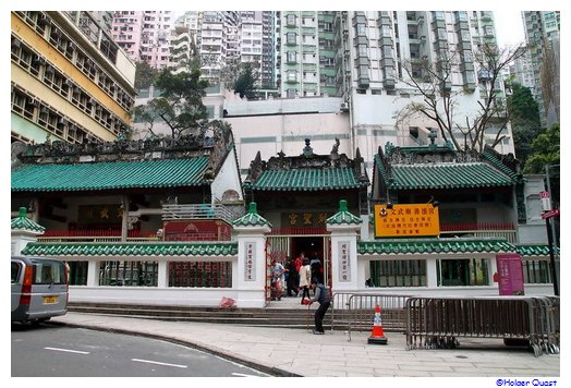 Man Mo-Tempel Hongkong