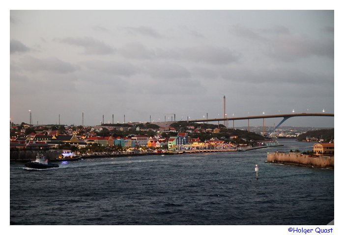 Ausfahrt Rif Fort  aus Willemstadt - Curacao