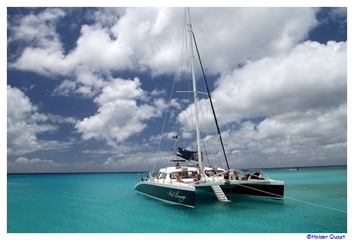 Katamaran vor Barbados