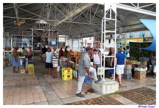 Wochenmarkt in St. Pierre auf Martinique