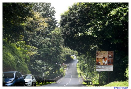 Route de la Traversee auf Guadeloupe
