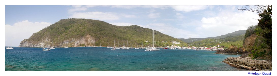 Die Bucht Deshaies auf Basse-Terre - Guadeloupe