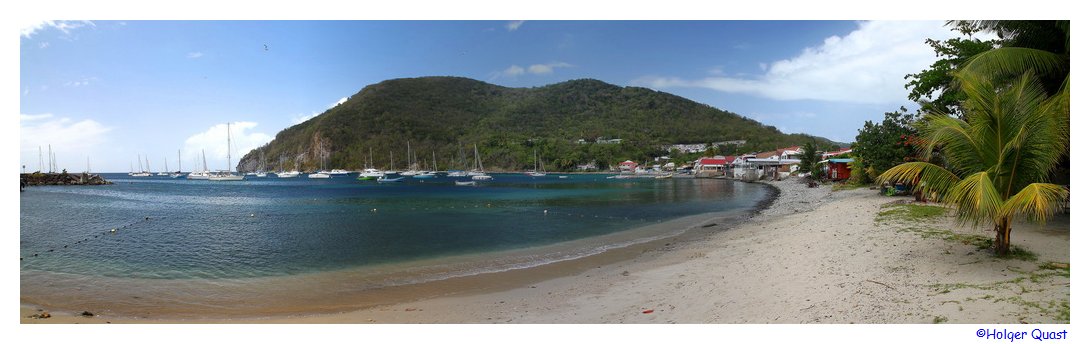 Die Bucht Deshaies auf Basse-Terre - Guadeloupe