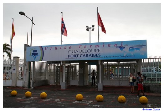 Hafenterminal Pointe-a-Pitre auf Guadeloupe