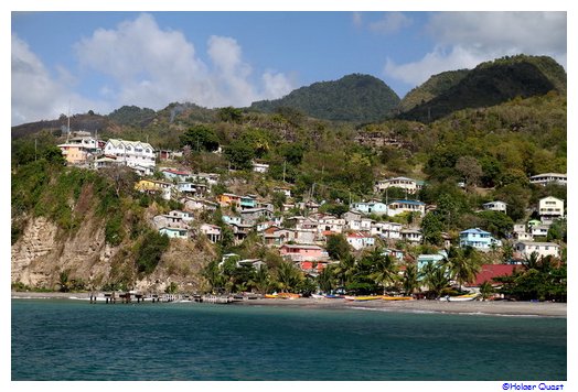 Küstenorte St Lucia