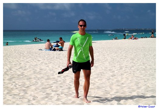 Holger am Eagle Beach Aruba