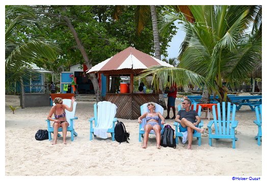 Pause am Catuano Beach auf Saona Island