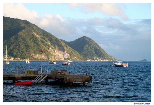 Hafen von Roseau Dominica