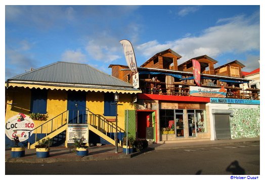 Kneipe im Hafen von Roseau Dominica