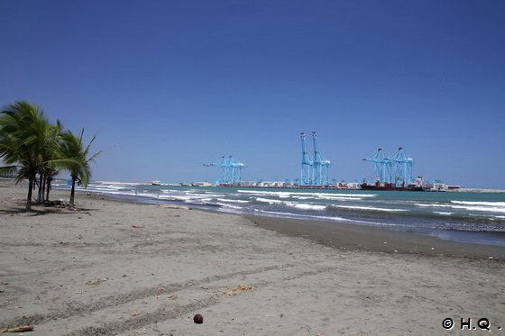 Strand beim Vida Caribe  Restaurant - Costa Rica