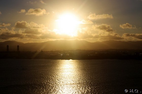 Sonnenuntergang auf Guadeloupe