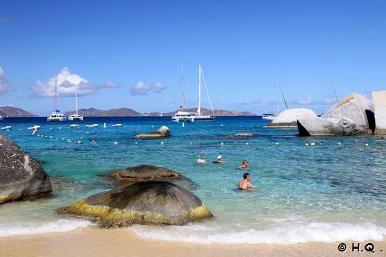 Traumstrand "The Bath" auf Virgin Gorda