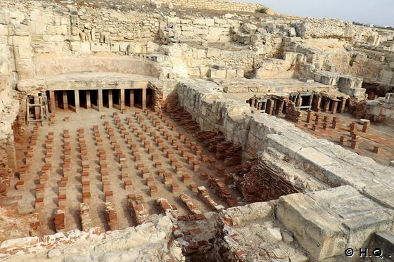 Badeanstalt in der Ausgrabungssttte Kourion auf Zyoern