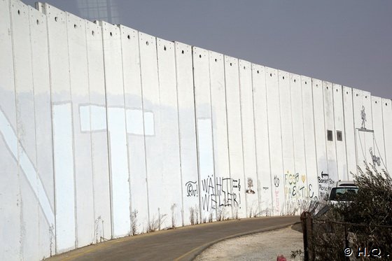 Grenzanlage zwischen Israel und Bethlehem
