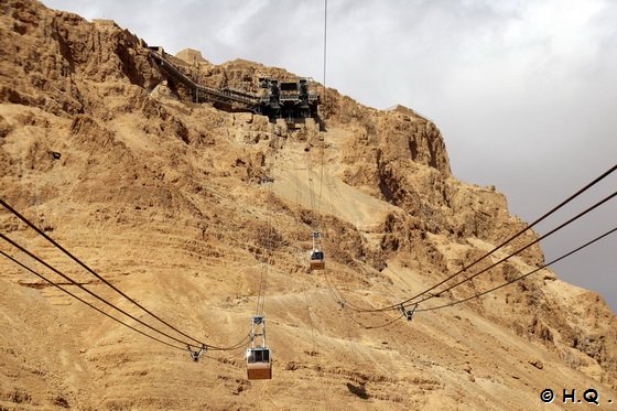 Seilbahn zur Festung Masada