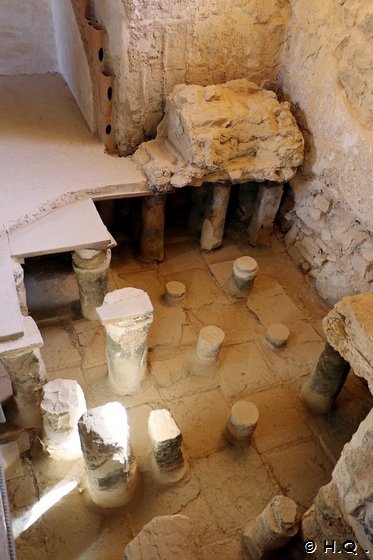 Badahaus in der Festung Masada 