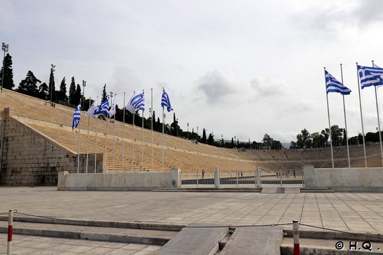 Historische Olympiastadion in Athen