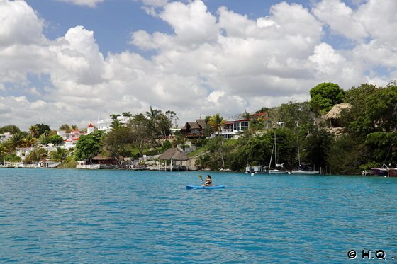 Hotels an der Bootstour auf der Lagune der sieben Farben - Bacalar