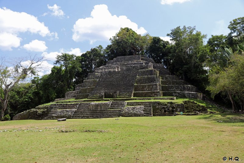 Jaguar Tempel der Mayast�tte Lamanai - Belize