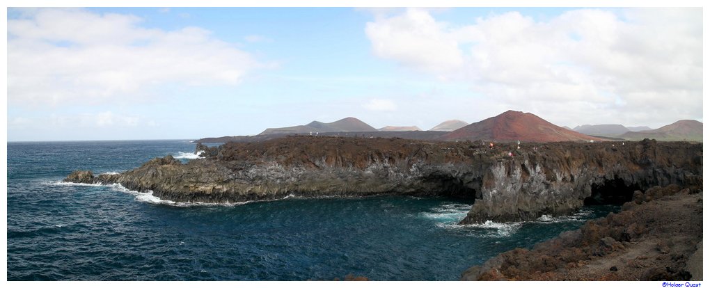 Lanzarote - Raue K�ste bei El Golfo