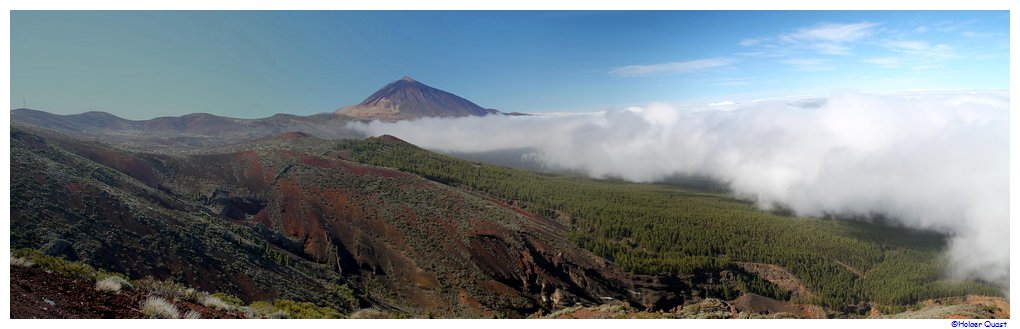 Blick auf den Pico del Teide von der TF24