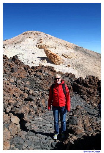 Ela auf dem Pico del Teide Ela auf dem Pico del Teide
