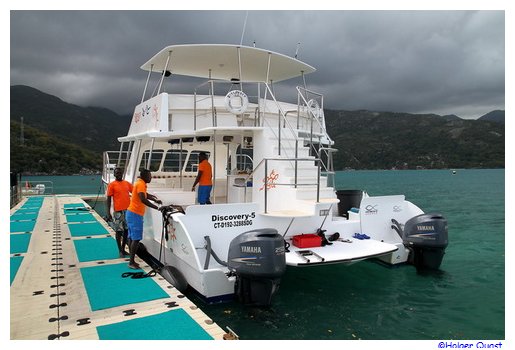 Unser Ausflugsboot fr die Kstentour