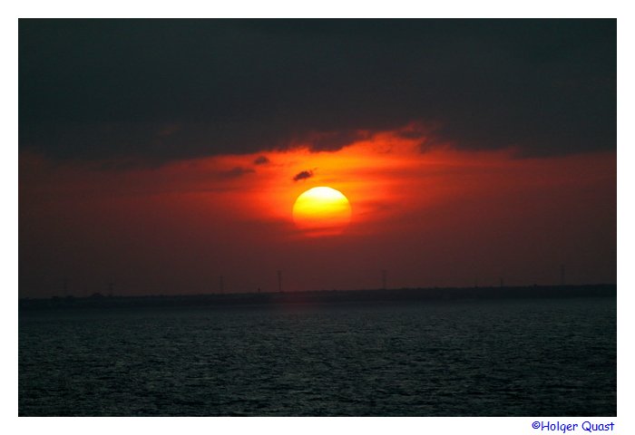 Sonnenuntergang in der Karibik