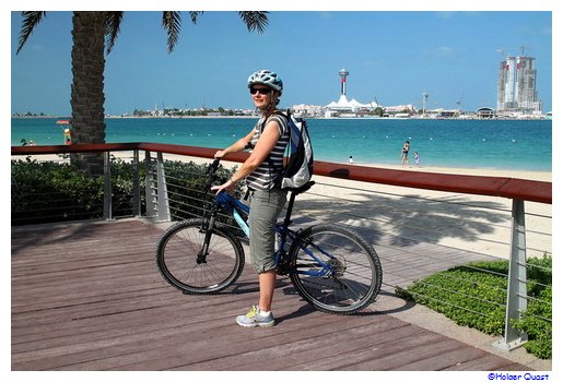 Ela während der Bike-Tour TUI Mein Sciff Ela während der Bike-Tour TUI Mein Sciff