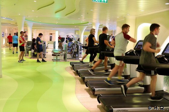 Fitnessstudio AIDAprima - AIDAperla