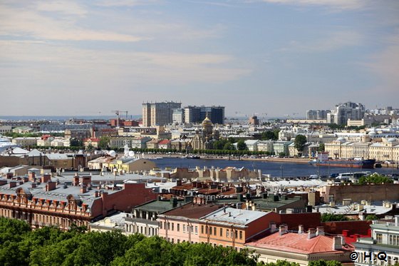 Blick von der kuppel der Isaakskathedrale St. Petersburg