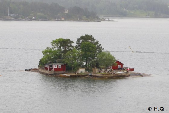 Kleine Schreninsel vor Stockholm Schweden