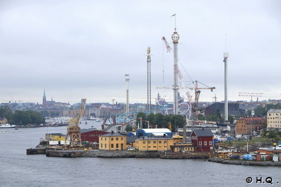 Stockholm vom Deck der AIDA