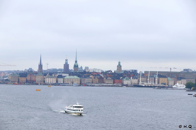 Stockholm vom Deck der AIDA