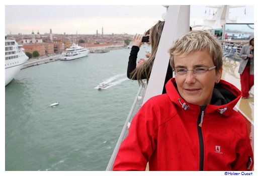 Kreuzfahrt - Auslaufen aus Venedig Kreuzfahrt - Auslaufen aus Venedig