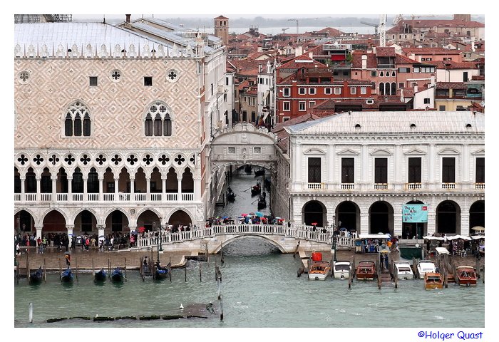 Seufzerbrücke - Venedig von Deck der Splendour ots