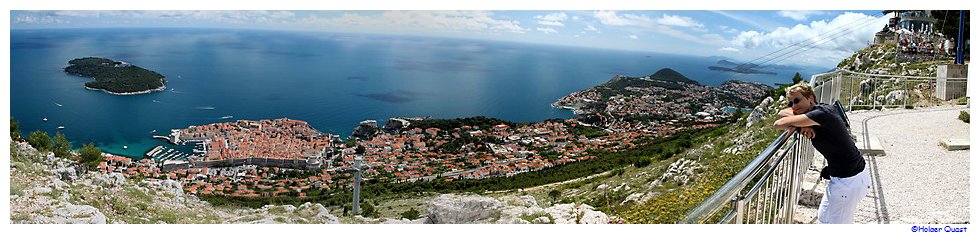 Dubrovnik Panorama vom Sergiusberg 